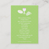 Communion Brood of Life Visitekaartje (Achterkant)