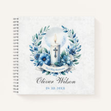 Communion Candle Eerste Holly Communion Gastenboek