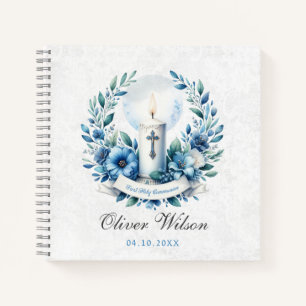 Communion Candle Eerste Holly Communion Gastenboek Notitieboek