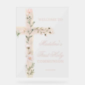 communion de la première croix sainte florale (Recto)