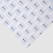 Communion Dove Brunette Boy Tissuepapier (Detail)