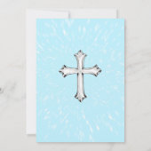 Communion Invitation Bleu (Dos)