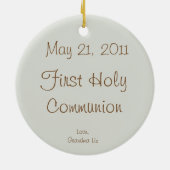 Communion Lamb Ornament (Achterkant)