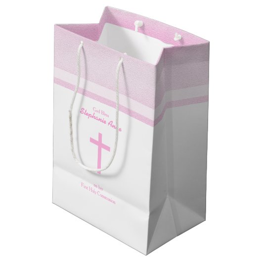 Communiroze Waterverf Medium Cadeauzakje (Achterkant Gekanteld)