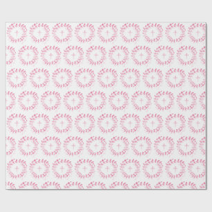 Communiroze Wreath en Cross Cadeaupapier