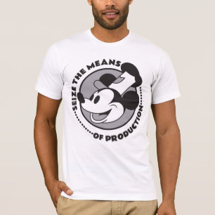 communisme grijpt willie mouse Cartoon in T-shirt