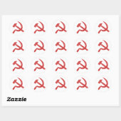 communisme ronde sticker (Vel)