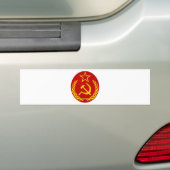 communisme Russisch symbool Bumpersticker (Op auto)