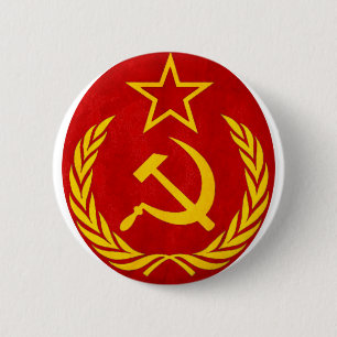 communisme Russisch symbool Ronde Button 5,7 Cm
