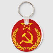 communisme Russisch symbool Sleutelhanger (Voorkant)