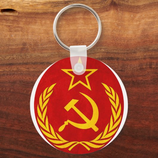 communisme Russisch symbool Sleutelhanger (Voorkant)