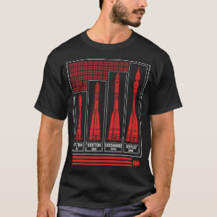 Communisme Shirt, Sojoez Rusland Raket T-shirt