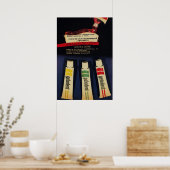  communist 1970 Toothpasta, GELODENT Poster (Keuken)