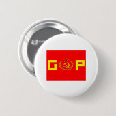 communist GOP Ronde Button 5,7 Cm (Voorkant /achterkant)