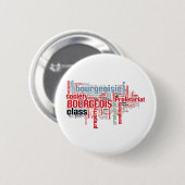 Communist Manifesto Word Cloud Ronde Button 5,7 Cm (Voorkant /achterkant)