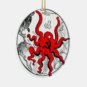 Communist Octopus Keramisch Ornament (Rechts)