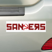 communist Sanders Bumpersticker (Op auto)