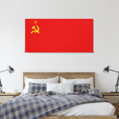 Communistisch Rusland Vlag USSR Canvas Afdruk (Insitu (Slaapkamer))
