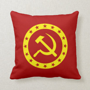 Communistisch Symbool Hamer Sikkel Kussen