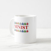 Communistische Feministische Mok koffie (Voorkant links)