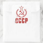 Communistische Hamer & Sikkel Vlag Stickers (Tas)