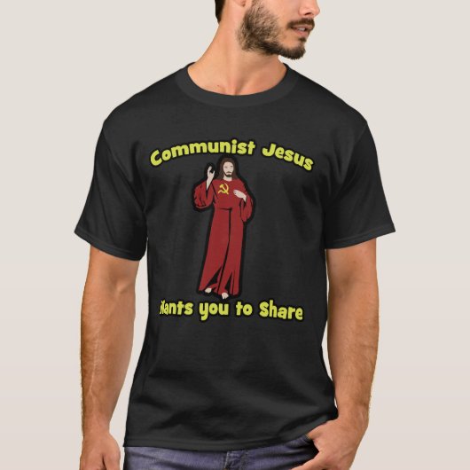 Communistische Jezus T-shirt (Voorkant)