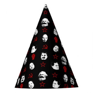communistische leiders feesthoedjes