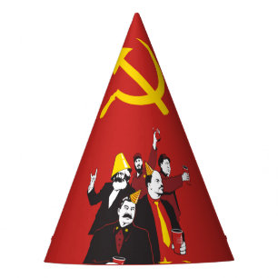 Communistische Partij pet socialist karl marx Feesthoedjes
