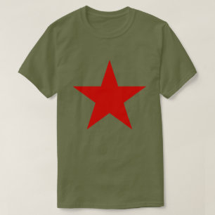 Communistische sovjetanarchist Red Star Europa T-shirt