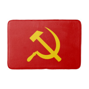 Communistische vlag Bath Mat