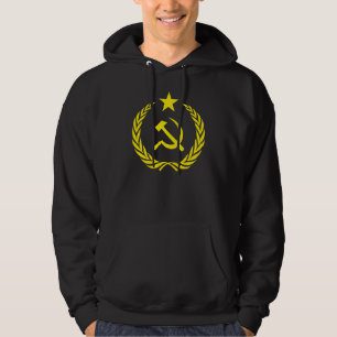 Communistische vlag van de Koude Oorlog Hoodie