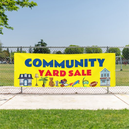 Community garage sale banner (Insitu)