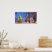 Community kerstboom, Worthington, Ohio Poster (Keuken)