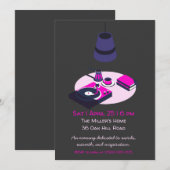 Community Reading Club Invitation Kaart (Voorkant / Achterkant)