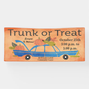 Community Trunk voor Halloween Long Car Event Spandoek