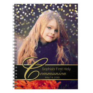 Communityfoto Elegant Gold Typografie Glitter Notitieboek