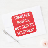 Commutateur de transfert, non Étiquette d'équipeme (Enveloppe)