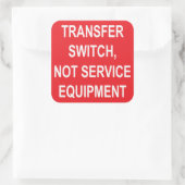 Commutateur de transfert, non Étiquette d'équipeme (Sac)