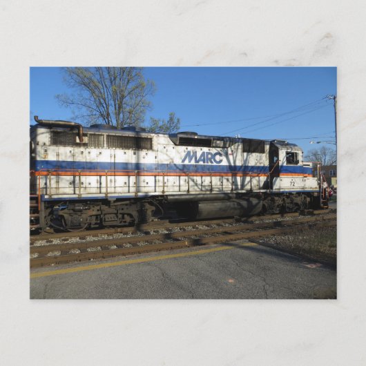 commuter Train Briefkaart (Voorkant)