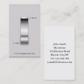 Commutez le modèle de carte de visite (Devant / Derrière)