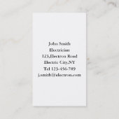 Commutez le modèle de carte de visite (Dos)