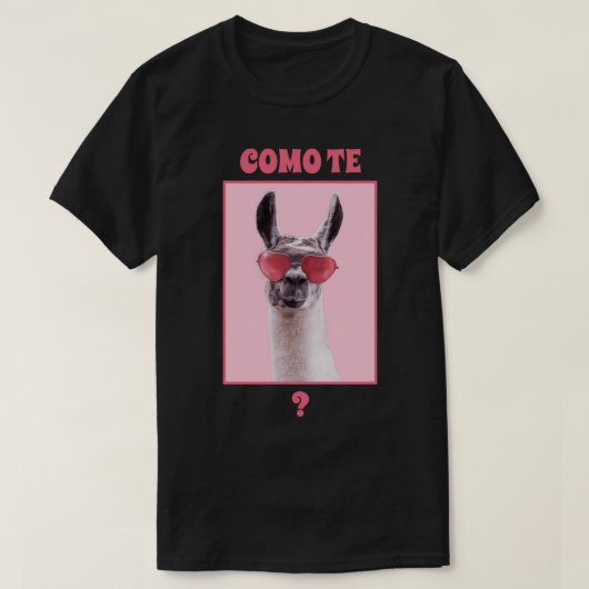 Como de lama t-shirt (Design voorkant)