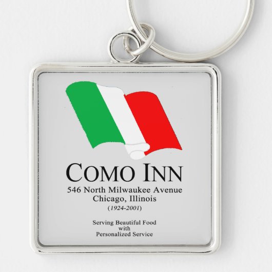 Como Inn Italiaans Restaurant, Chicago, Verenigde  Sleutelhanger (Voorkant)