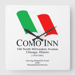 Como Inn Italiaans Restaurant, Chicago, Verenigde  Vierkante Klok