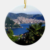 Como Lake 2 Keramisch Ornament (Voorkant)