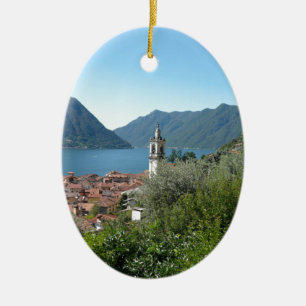 Como Lake Keramisch Ornament