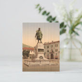 Como, monument van Garibaldi Briefkaart (Staand voorkant)