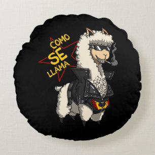 Como Se Llama Alpaca Funny Spain Animal Joke Rond Kussen