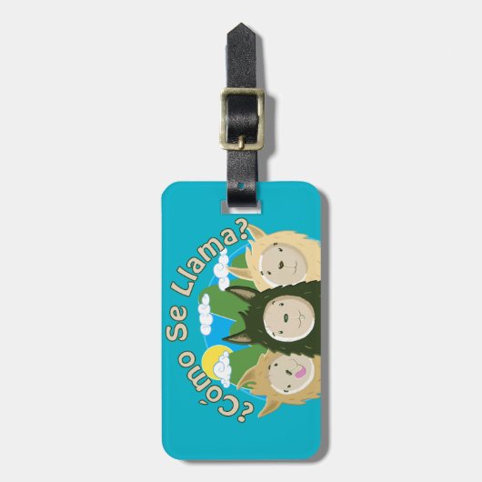 Como Se Llama? Bagagelabel (Voorkant verticaal)