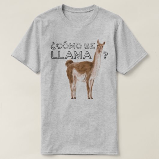 Como Se Llama Funny Animal Gezegde T-shirt (Design voorkant)